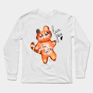 Cute cat Long Sleeve T-Shirt